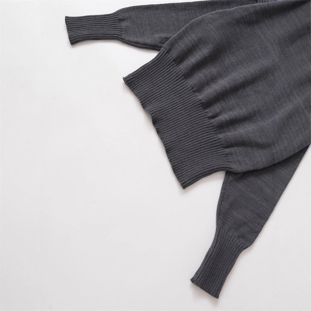 Pull oversized décontracté pour femmes avec design de structure moderne Chic und Stil
