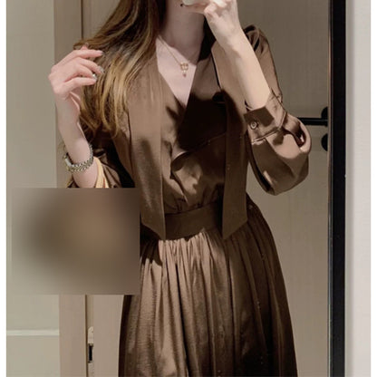 Robe Élégante à Couches pour Femmes Chic und Stil