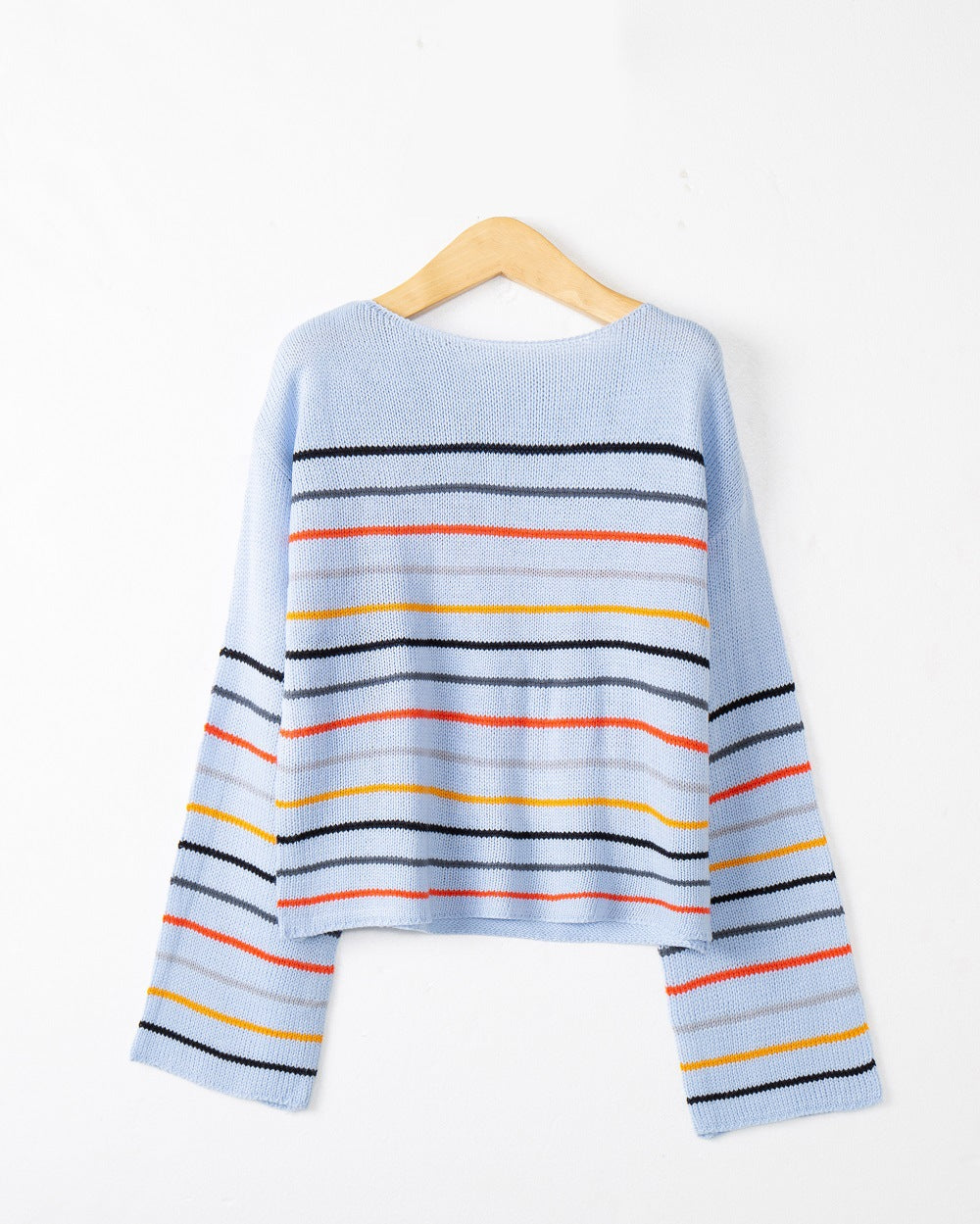 Femmes Pull rayé oversized en matériau doux avec coupe large Chic und Stil