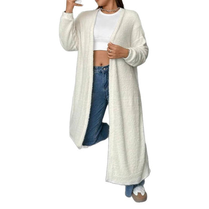 Dames Élégante Long Gilet Chic und Stil