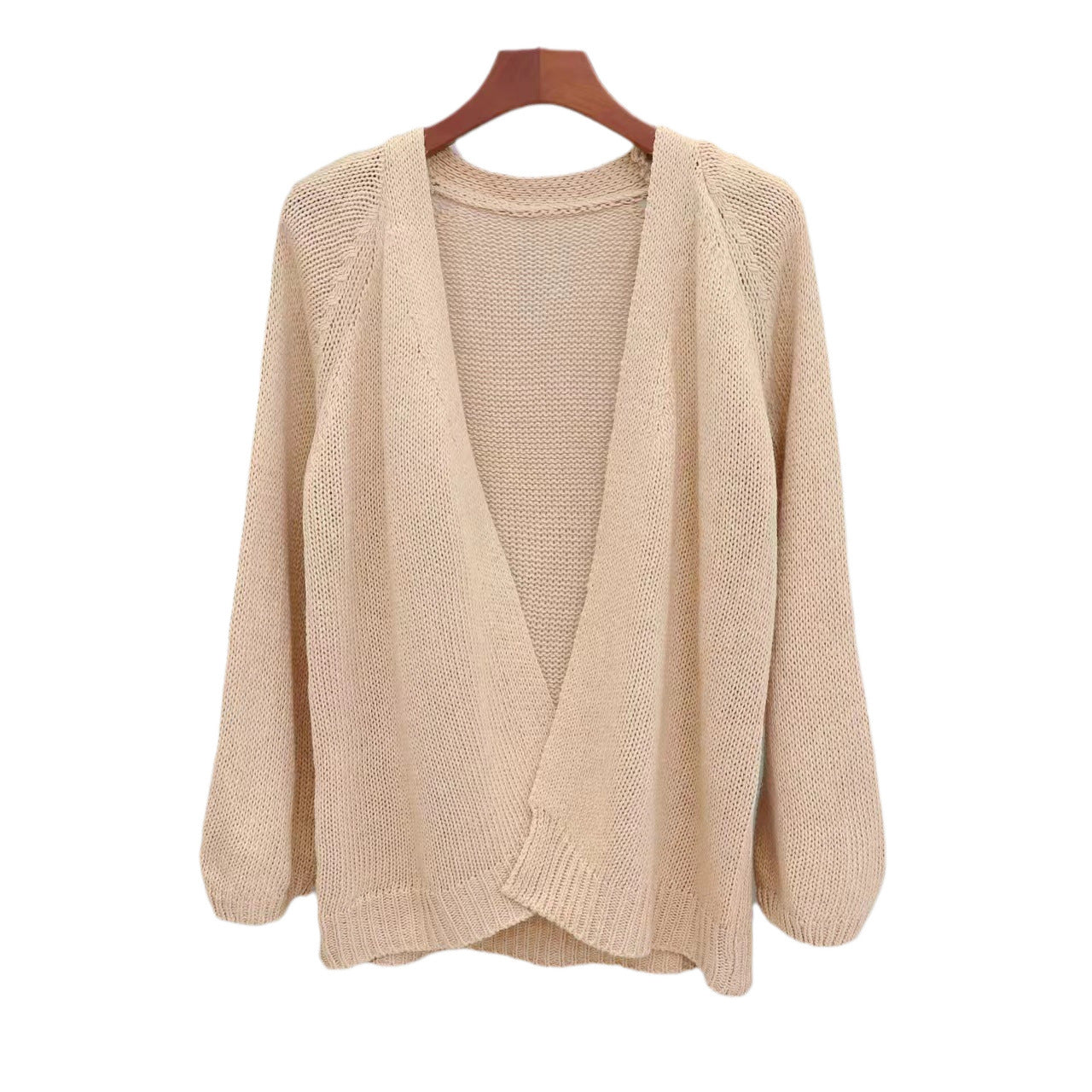 Dames cardigan décontracté avec design ouvert et structure en maille aérienne Chic und Stil