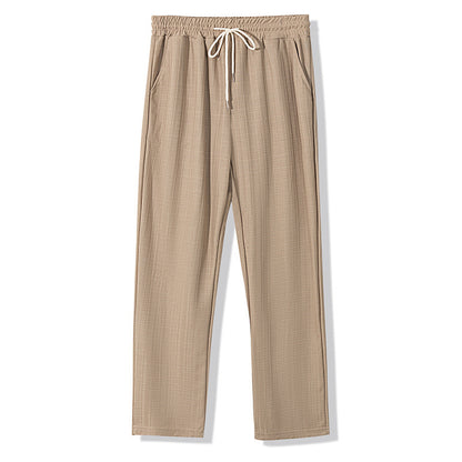 Pantalons de loisirs confortables pour hommes avec taille élastique et poches latérales pratiques Chic und Stil