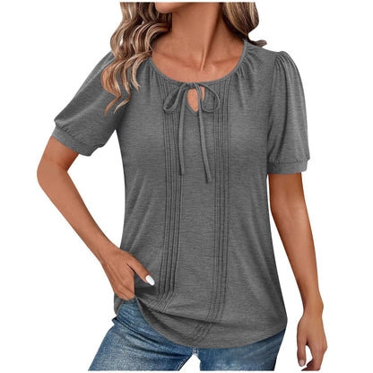 Blouse décontractée à manches bouffantes pour femmes Chic und Stil