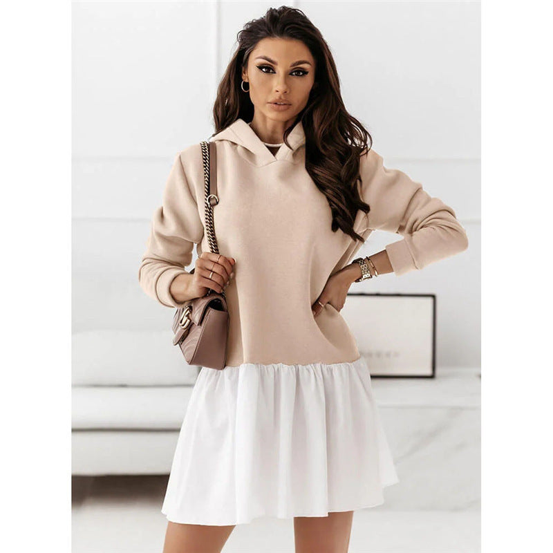 Robe en sweat décontractée pour femmes avec capuche Chic und Stil