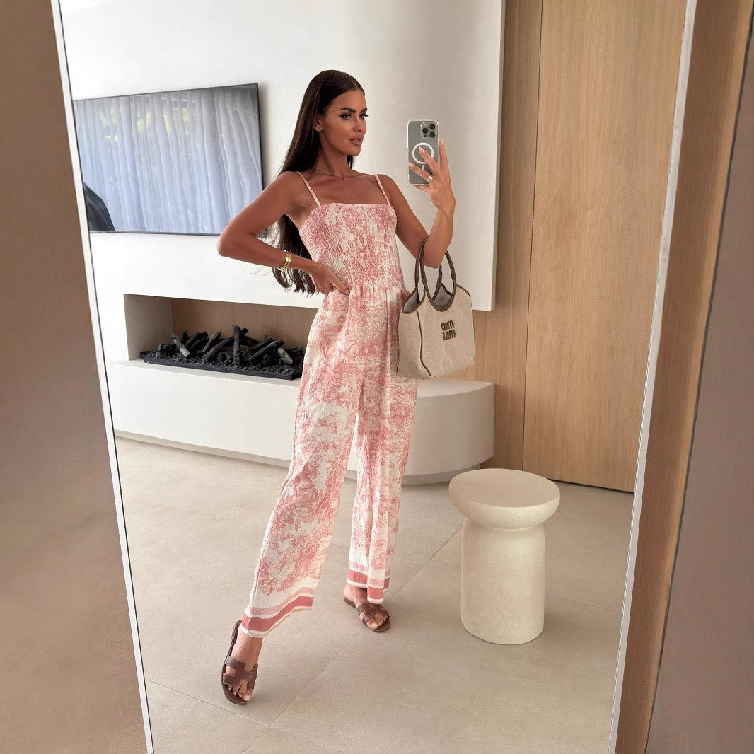 Dames Combinaison Imprimé Floral Chic und Stil