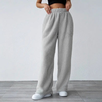 Ladies Comfortable Fleece Pants in Chic and Stylish Loose Design