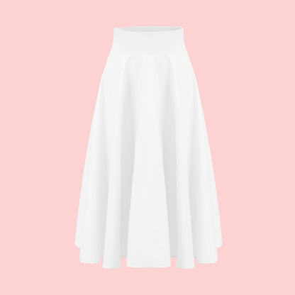 Jupe maxi élégante pour dames avec taille haute et coupe évasée Chic und Stil