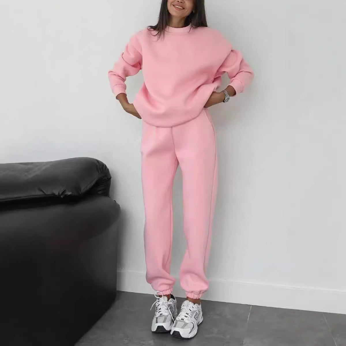 Dames Ensemble de jogging en polaire sportif Chic und Stil