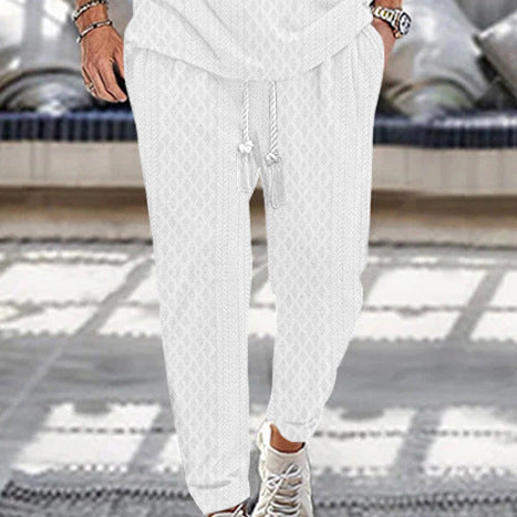 Casual sports pants for men with elastic waist and side pockets Chic und Stil