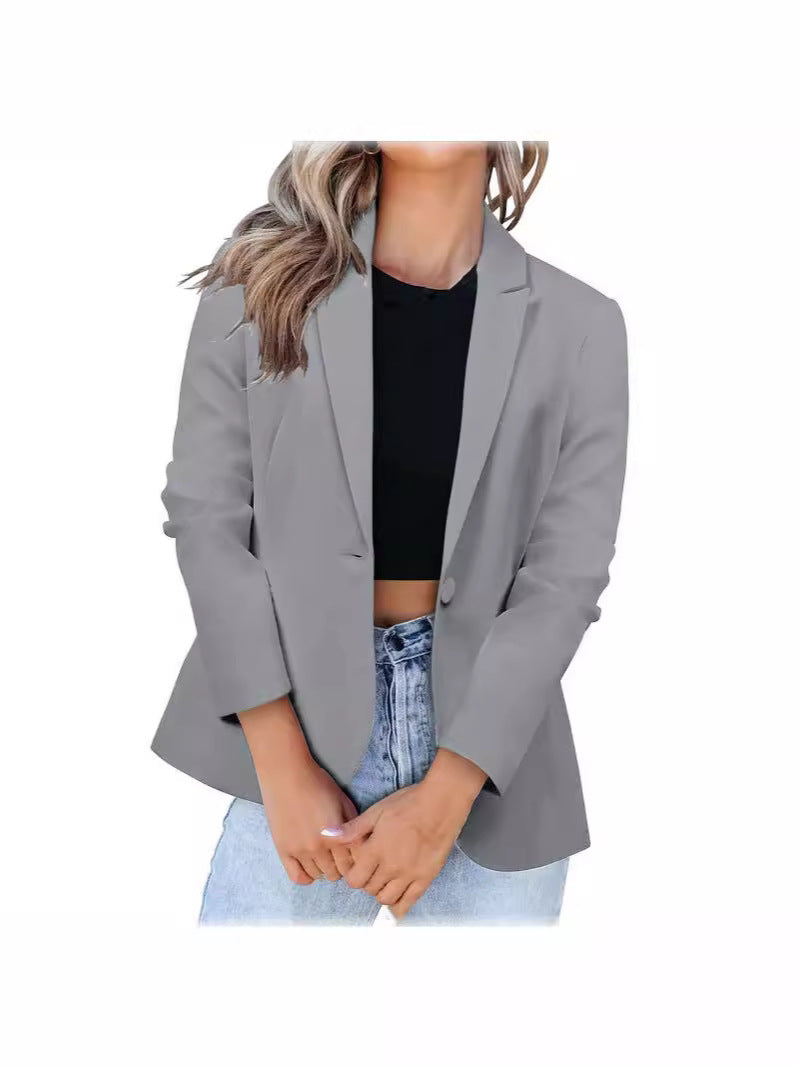 Dames Blazer élégant avec une coupe moderne et des poches pratiques Chic und Stil