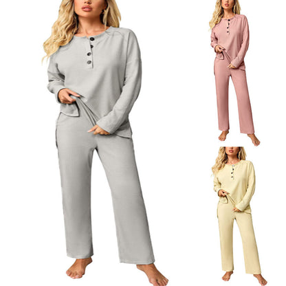 Casual set for women with structured top and wide pants Chic and Style