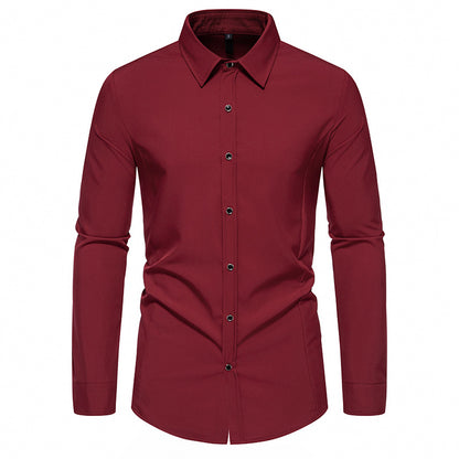 Chemise à manches longues tendance pour hommes avec une coupe élégante Chic und Stil