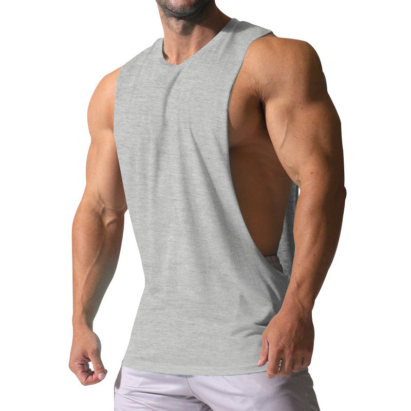 Chemise de sport sans manches pour hommes avec décolleté profond dans le dos et matériau respirant Chic und Stil