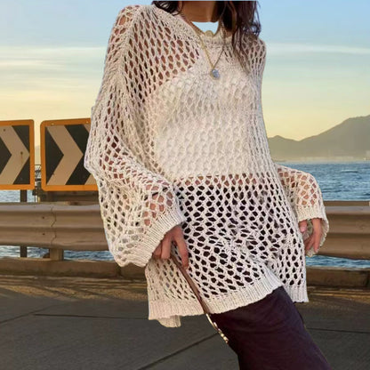 Pull en maille pour femmes au style urbain avec coupe décontractée Chic und Stil