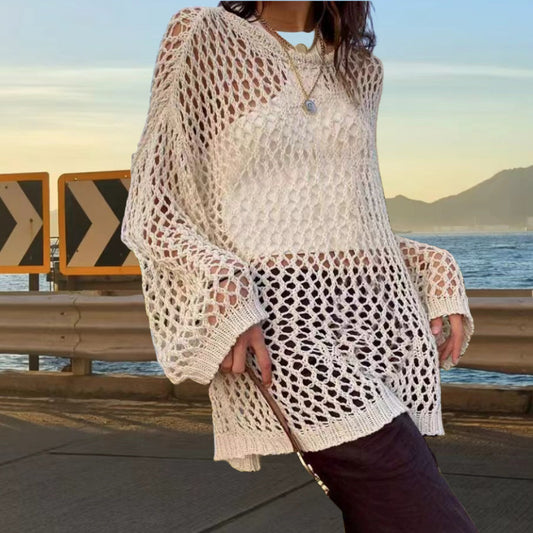 Pull en maille pour femmes au style urbain avec coupe décontractée Chic und Stil