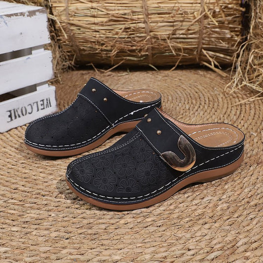 Sabots confortables pour dames avec décorations élégantes Chic und Stil