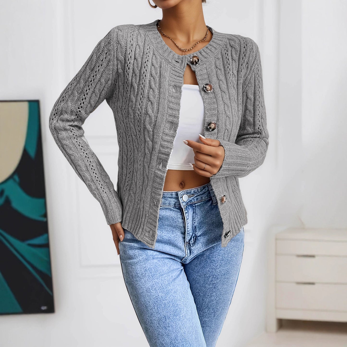 Dames élégant gilet Chic und Stil