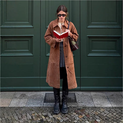 Dames élégante veste en daim Chic und Stil