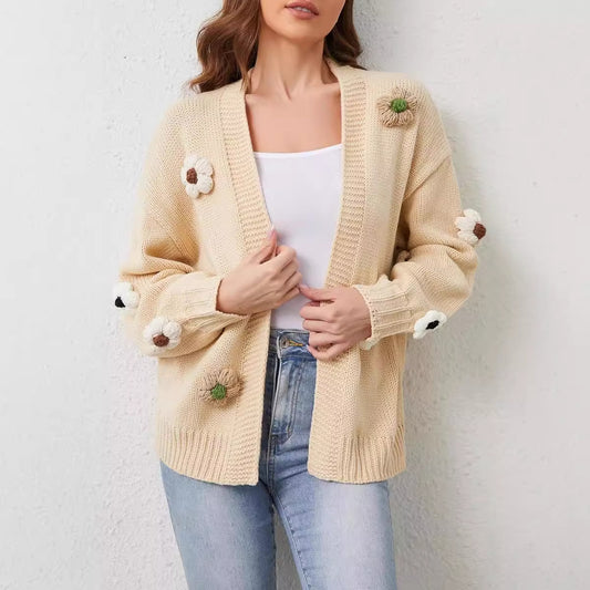 Dames gilet avec appliques florales Chic und Stil