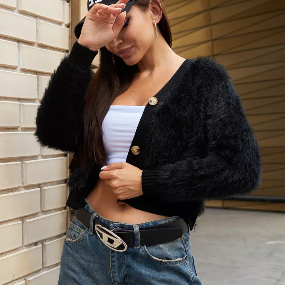 Dames Grosse Court Cardigan Chic und Stil