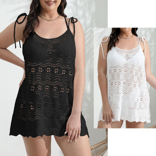 Robe de plage légère en crochet pour femmes Chic und Stil