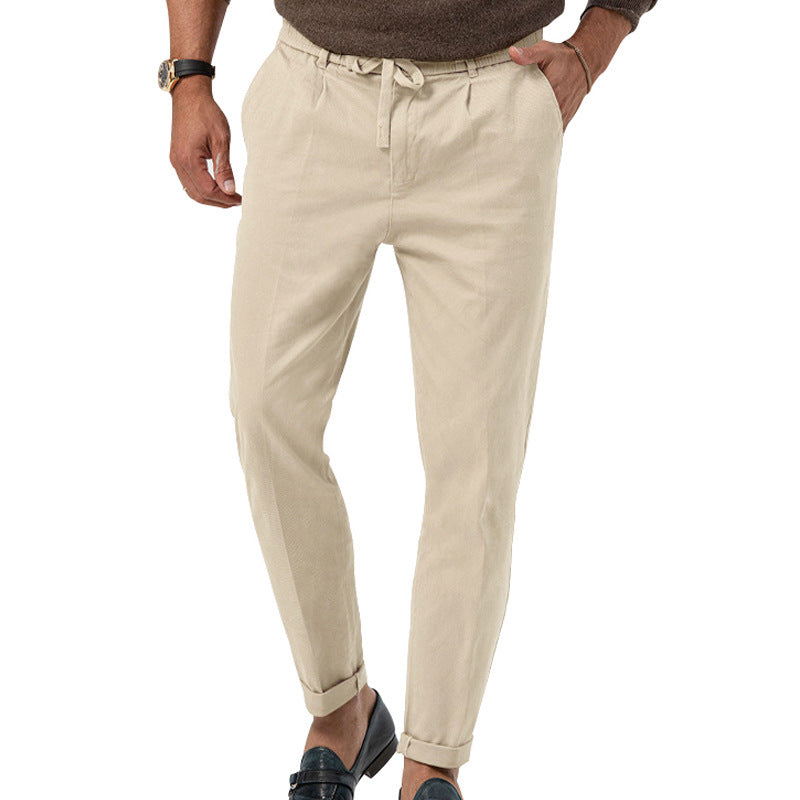 Fashionable summer cargo pants for men with elastic waist and adjustable drawstring Chic and Style