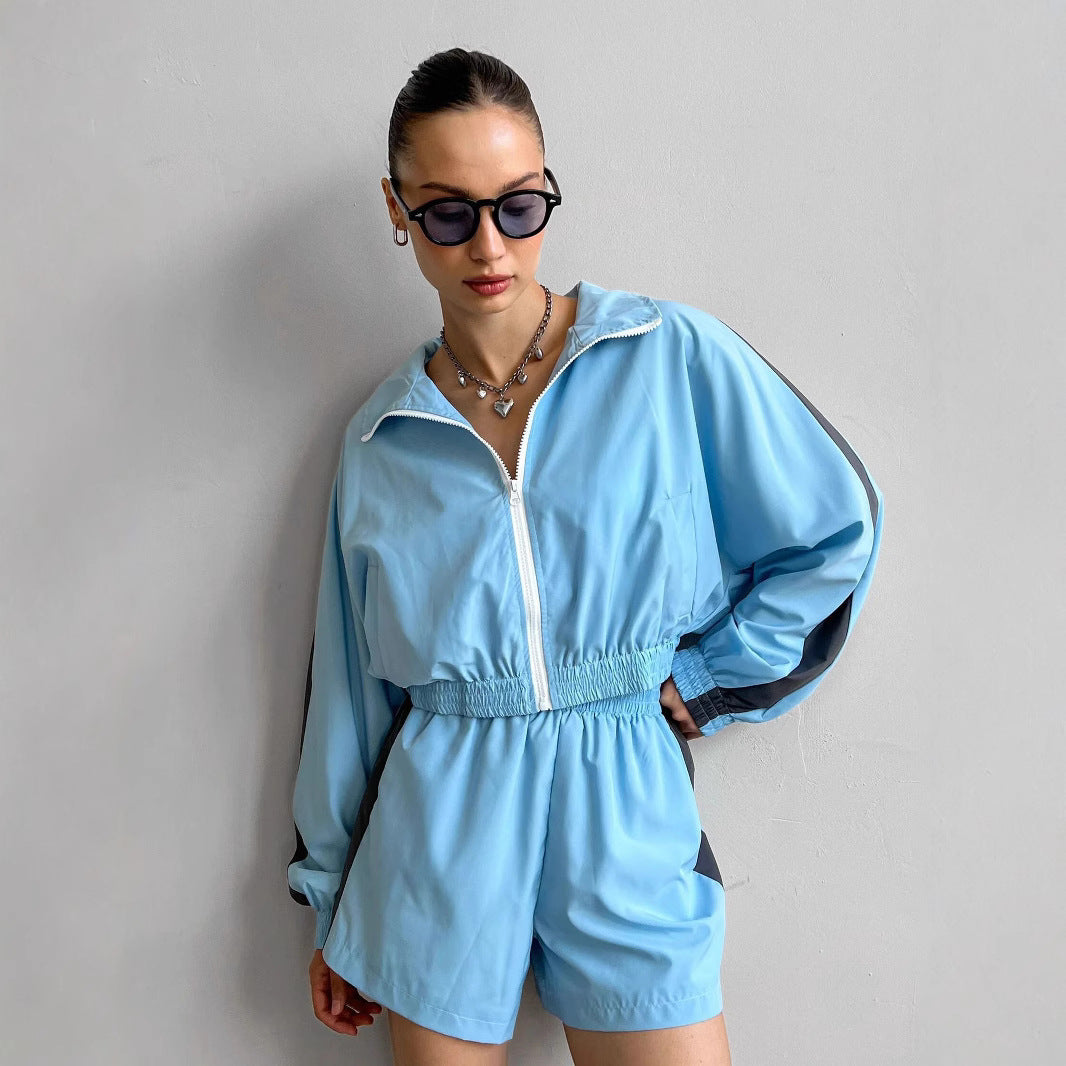 Ensemble de loisirs sportif pour femmes avec haut respirant et shorts Chic und Stil