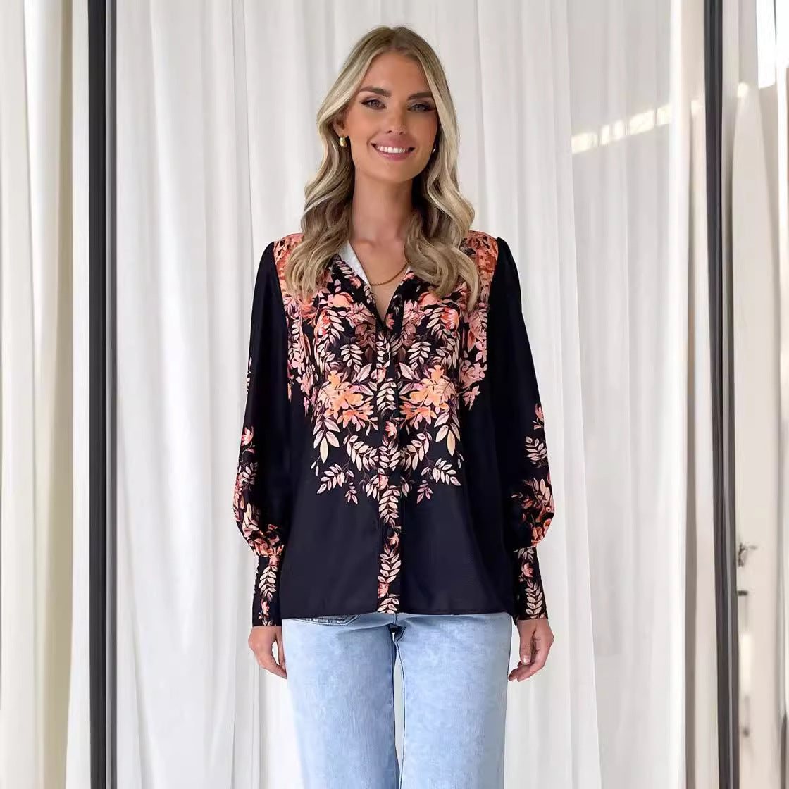Chemisier pour femmes avec design floral Chic und Stil