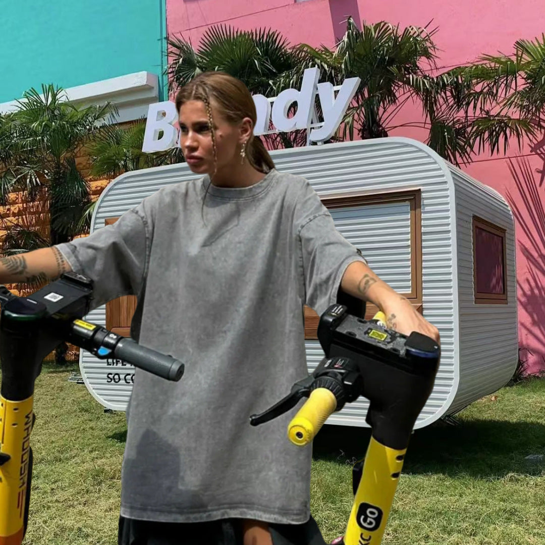 Chemise oversize en peluche pour femmes Chic und Stil