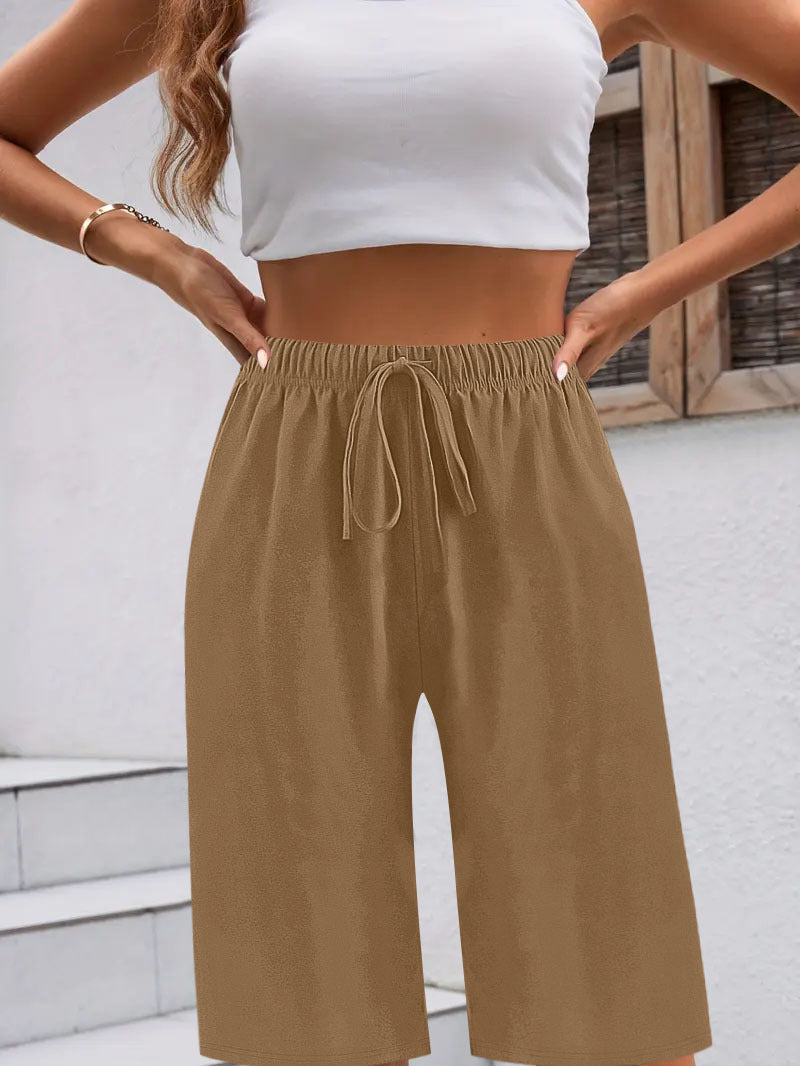 Shorts Bermuda Stretch Confort Relaxed Fit Damen Chic und Stil