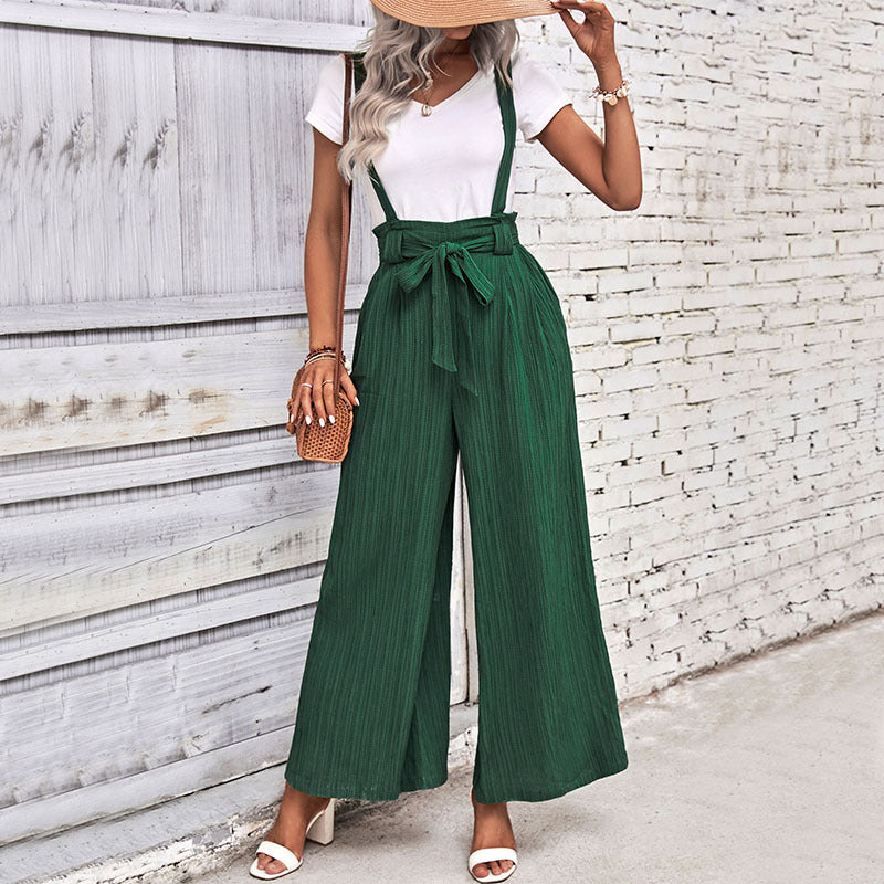 Wide leg pants for women with bow details Chic und Stil