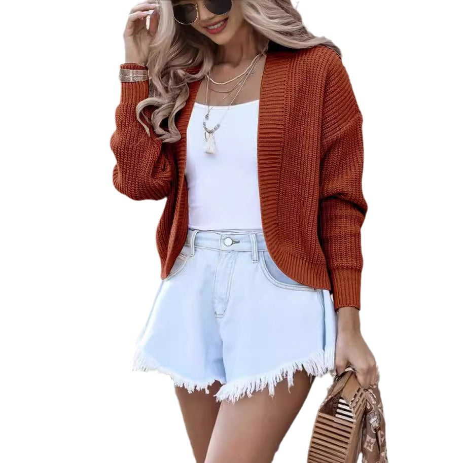 Cardigan en gros tricot pour femmes avec coupe décontractée et devant ouvert Chic und Still
