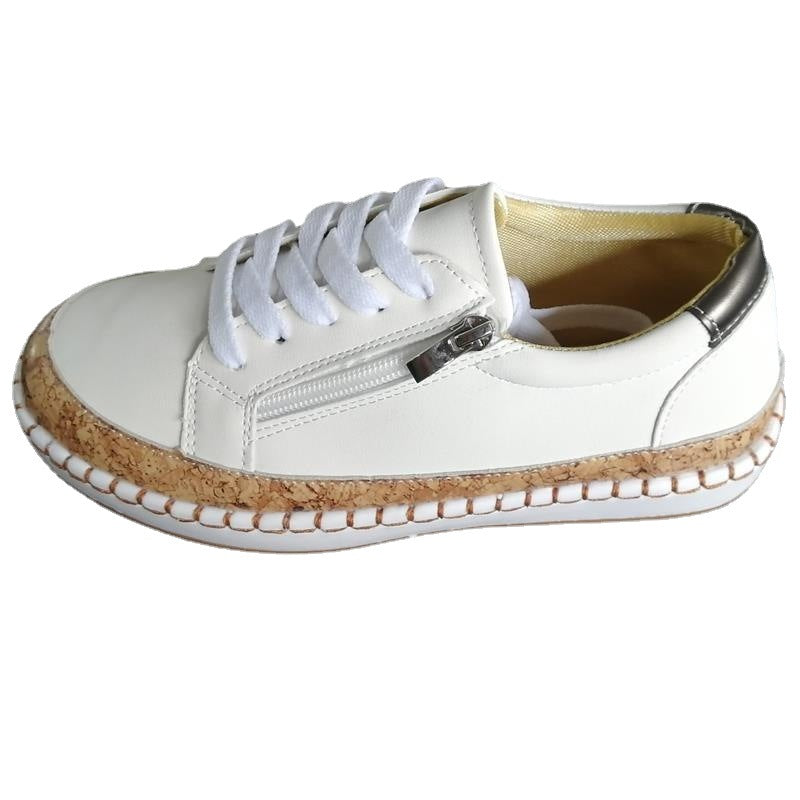 Bottines confortables pour dames avec semelle en liège et fermeture éclair Chic und Stil