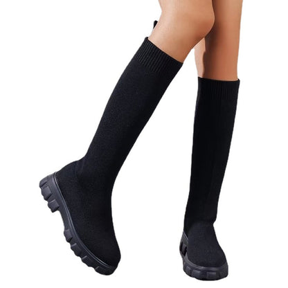 Bottes en nylon élégantes pour femmes avec semelle antidérapante Chic und Stil