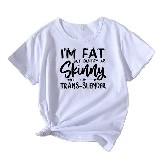 T-shirt graphique humoristique de loisirs pour femmes Chic und Stil 1751262371