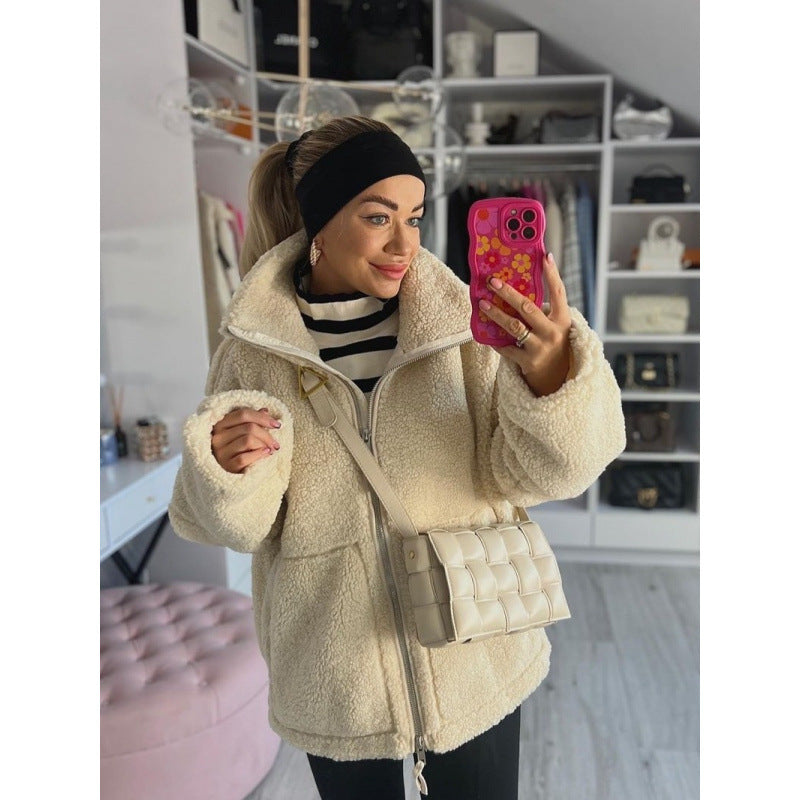Women’s Chic and Stylish Teddy Plush Jacket