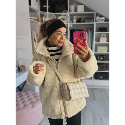 Women’s Chic and Stylish Teddy Plush Jacket