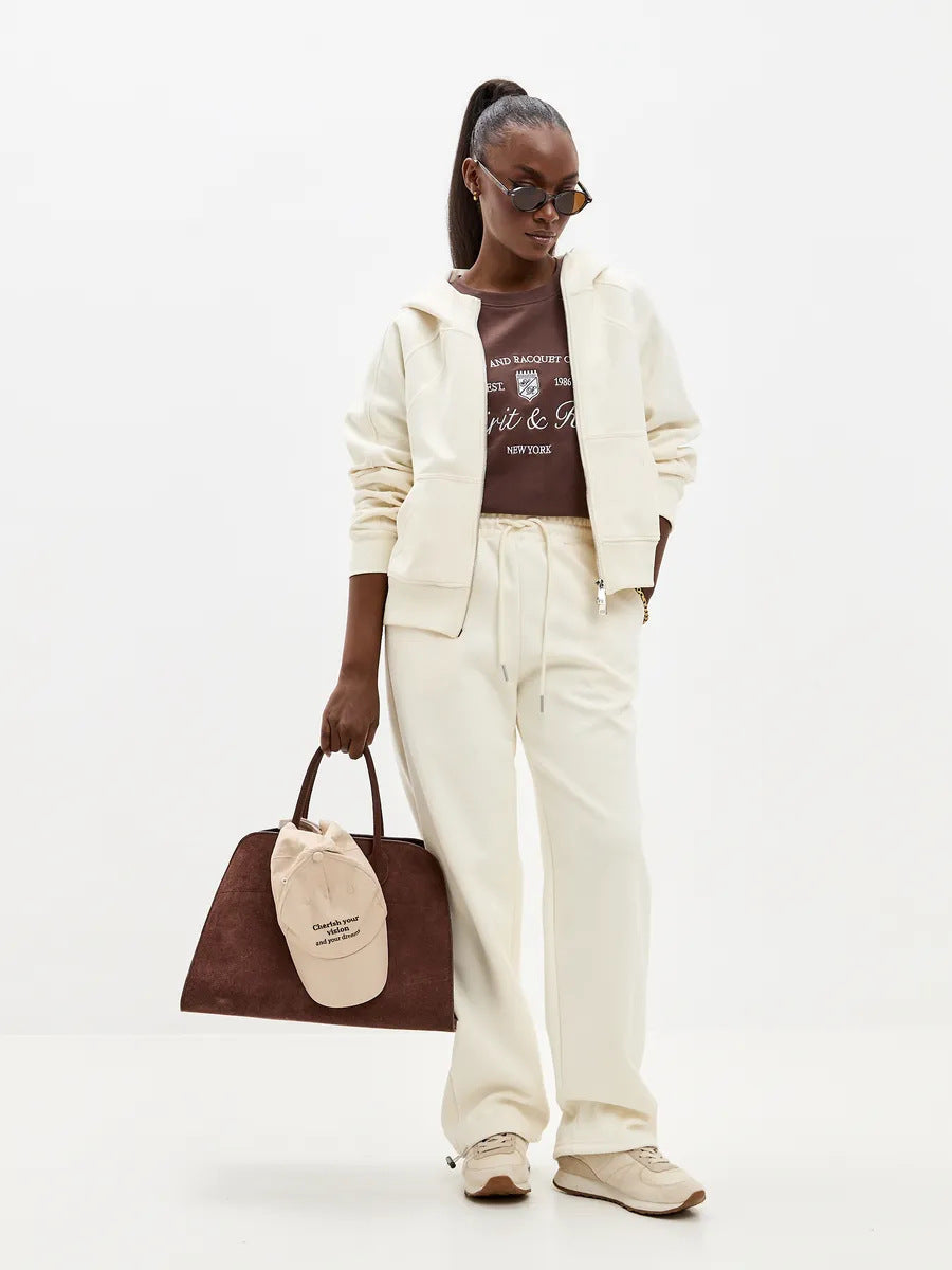 Dames Ensemble de hoodie et de jogging sportif avec poches pratiques Chic und Stil