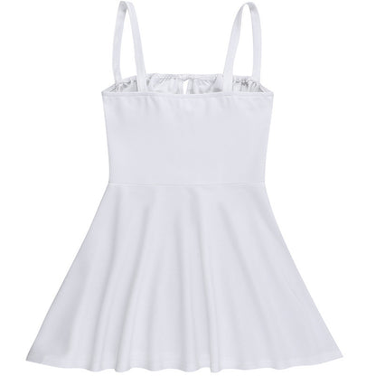 Dames Flirty Structuré Mini Robe Chic und Stil