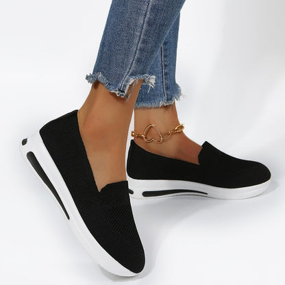 Baskets Slip-On tendance pour femmes avec tige en mesh respirant et semelle antidérapante Chic und Stil