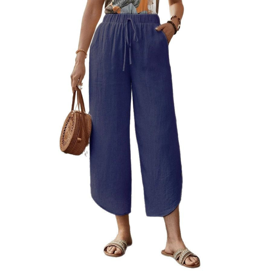 Wide linen pants for ladies Chic and Style
