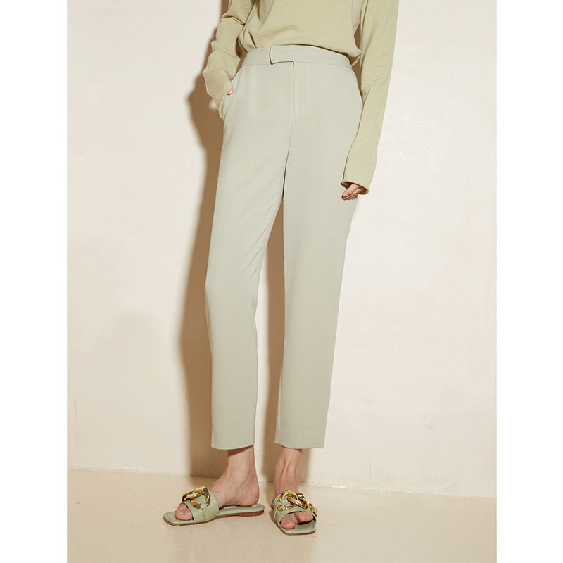 Double-breasted fitted blazer set for women and slim pants Chic and Style