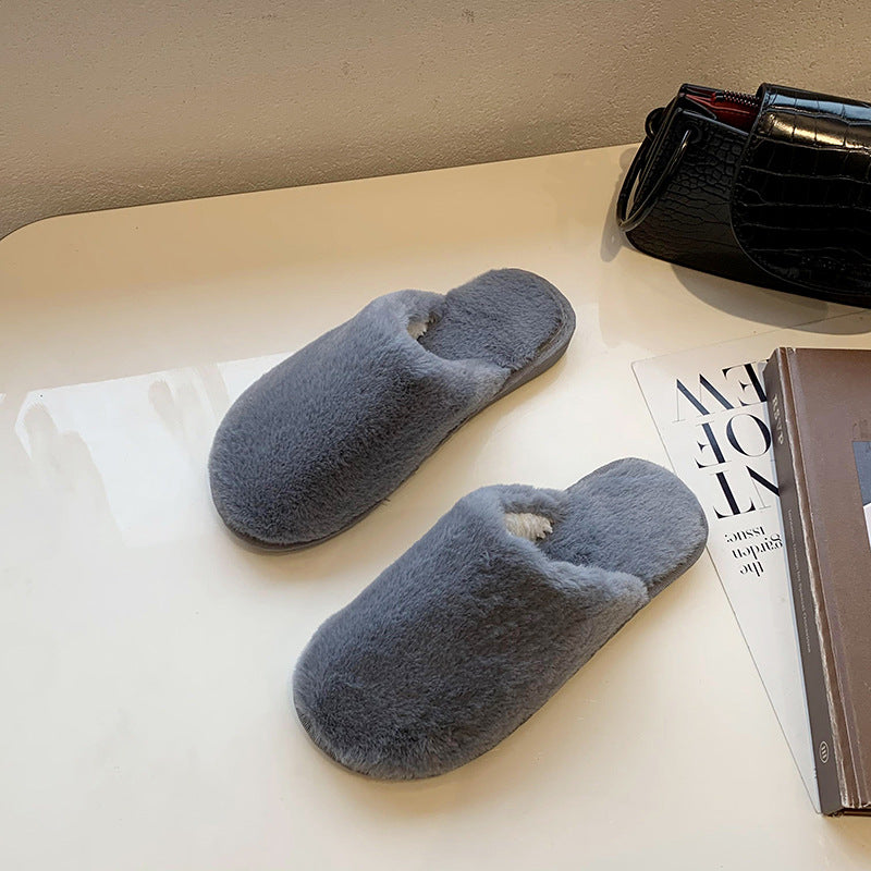 Dames Chaussons en peluche en matériau doux Chic und Stil