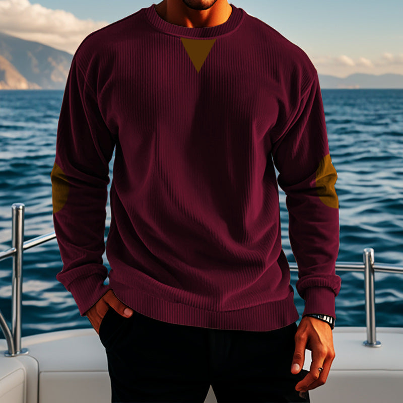 Comfortable fleece pullover for men with Chic and Style structure
