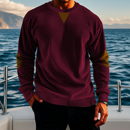 Comfortable fleece pullover for men with Chic and Style structure