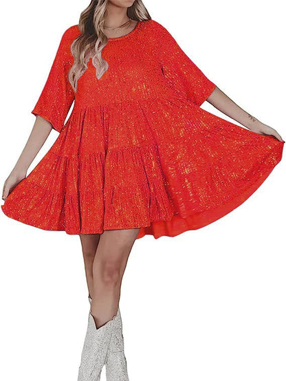 Robe de fête scintillante pour femmes Chic und Stil