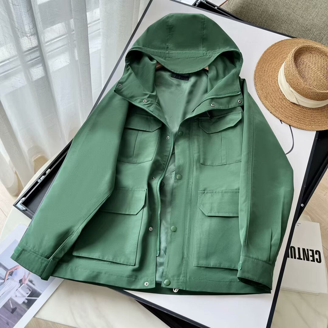 Veste d'extérieur fonctionnelle pour femmes avec plusieurs poches à rabat Chic & Stil