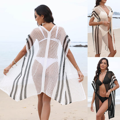 Ladies Knit Pareo Kaftan Chic and Style