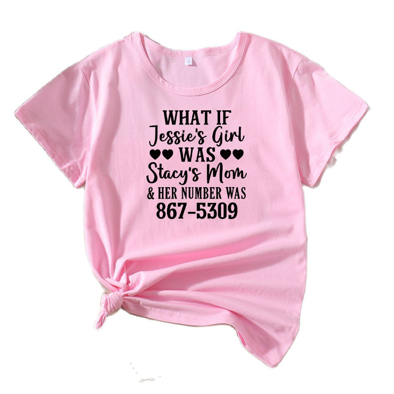 Dames de loisirs T-shirt graphique humoristique Chic und Stil