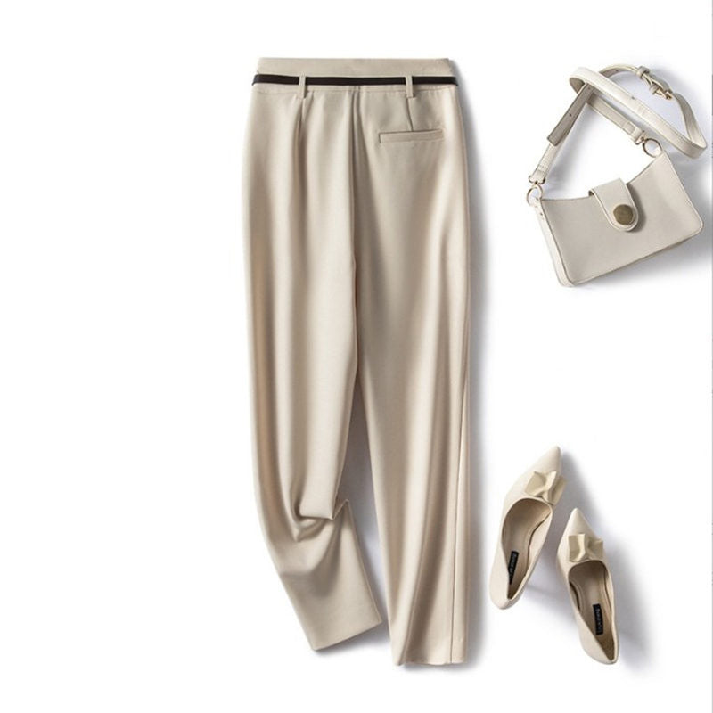Pantalons cintrés taille haute pour femmes Chic und Stil 1750846601